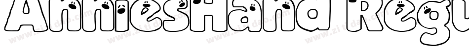 AnniesHand Regular字体转换